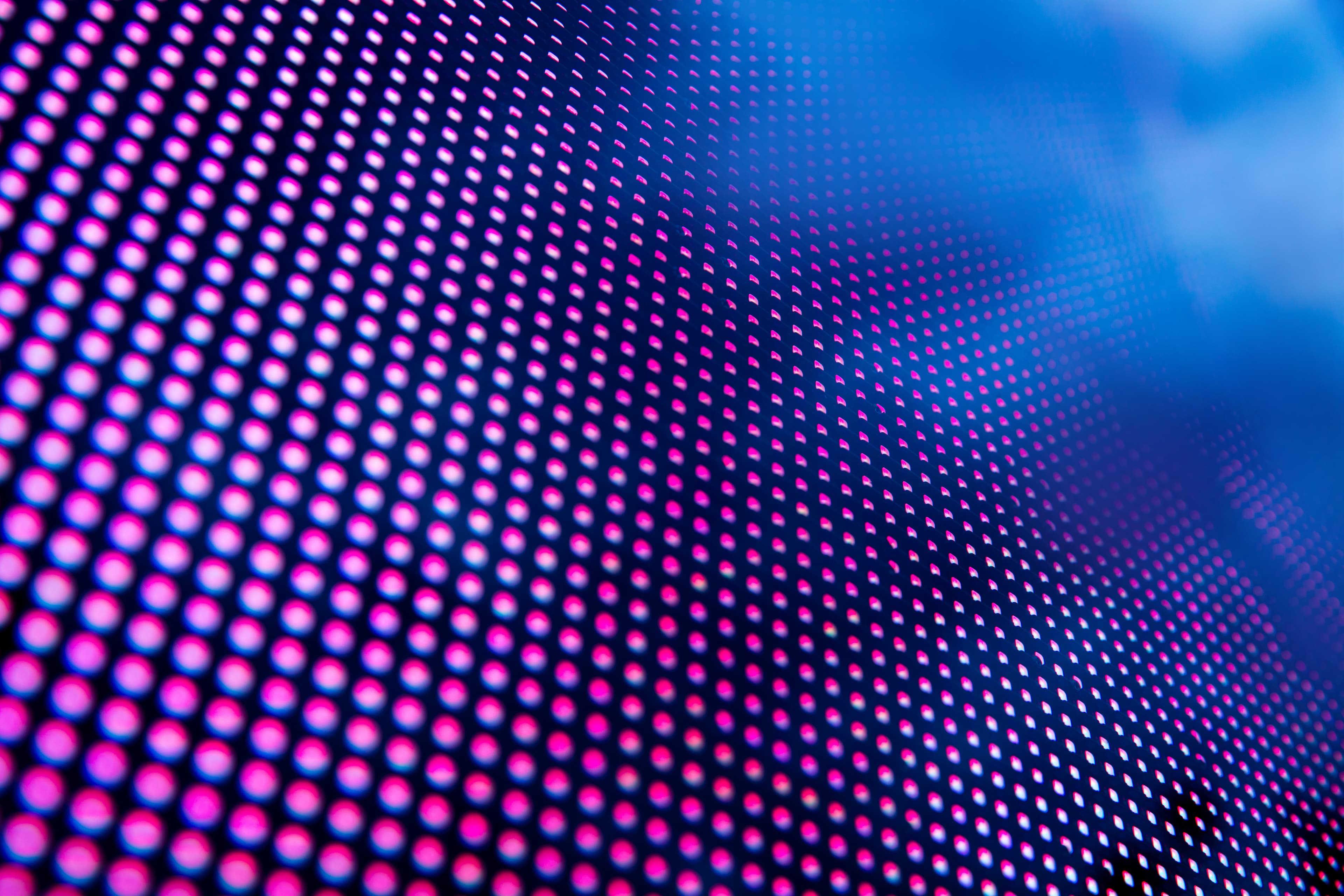 Led light panel background